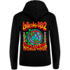 BLINK 182 BLACK ZIP HOODIE