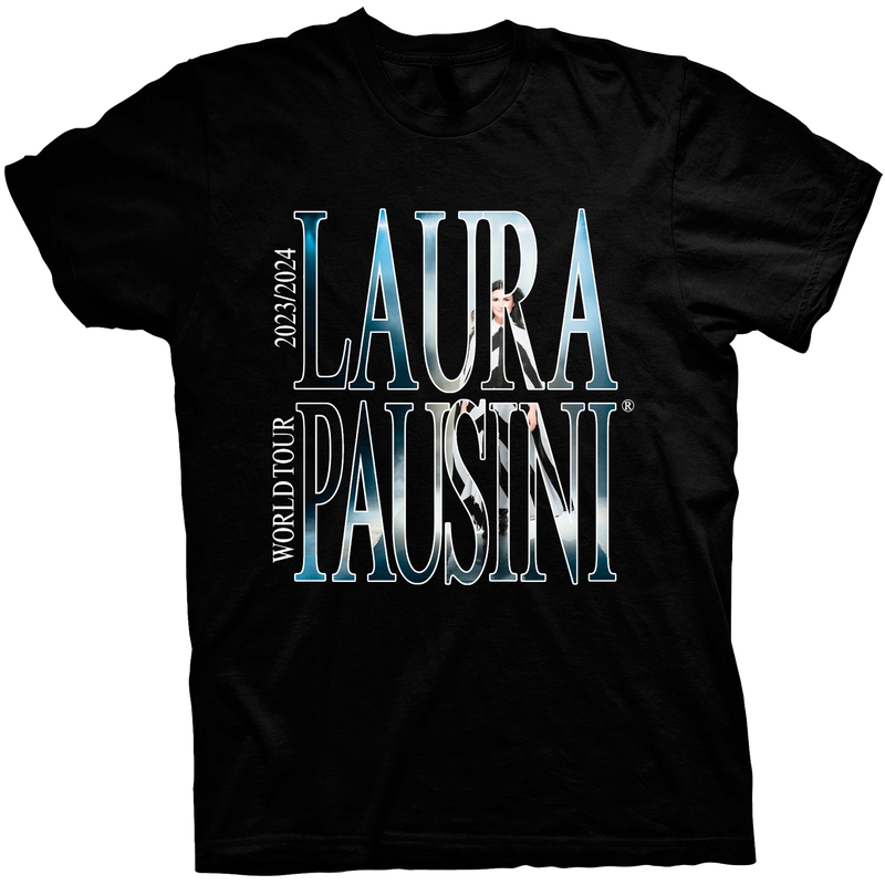 LAURA PAUSINI TOUR BLACK TEE