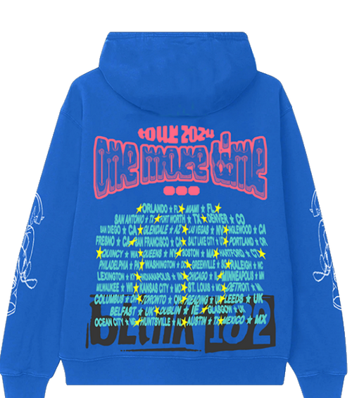 BLINK 182 BLUE HOODIE