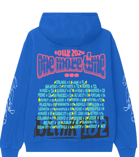 BLINK 182 BLUE HOODIE