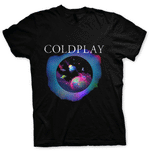 Playera Coldplay Jet Set Planets/Tour Black