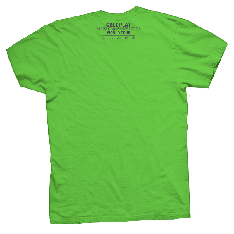 Playera Coldplay Is An Alien Sharp Green