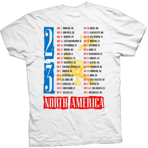 GUNS N' ROSES ADMATT 2023 WHITE TEE