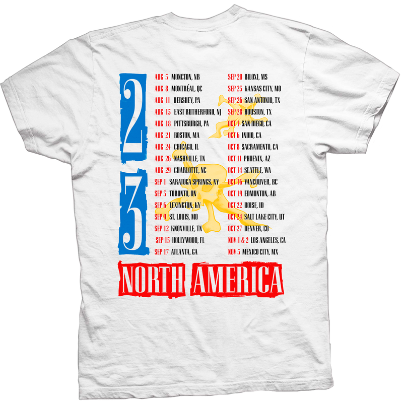 GUNS N' ROSES ADMATT 2023 WHITE TEE