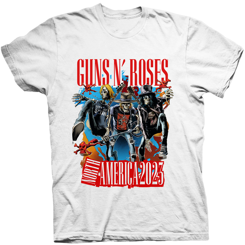 GUNS N' ROSES ADMATT 2023 WHITE TEE