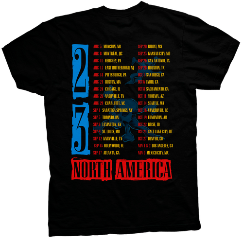 GUNS N' ROSES ADMATT 2023 BLACK TEE