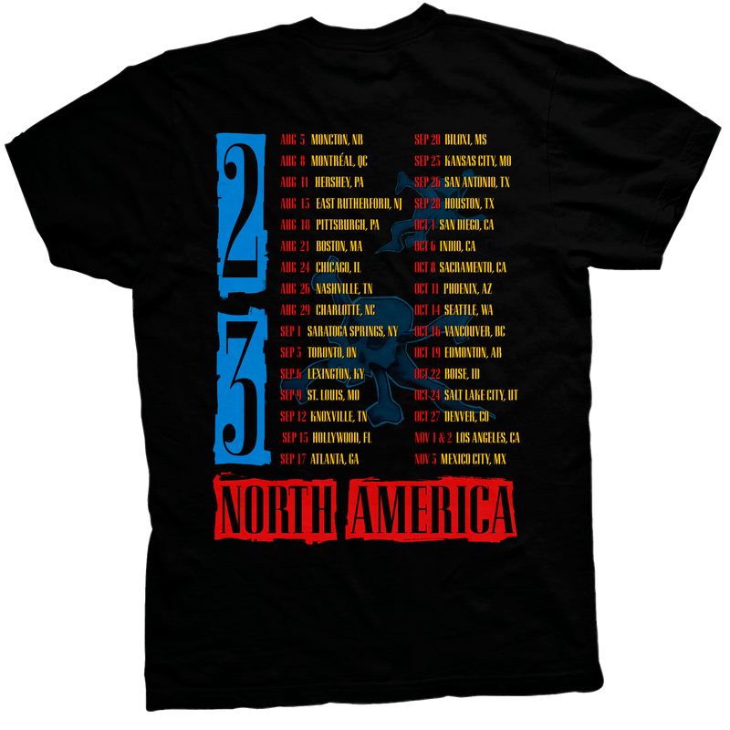 GUNS N' ROSES ADMATT 2023 BLACK TEE