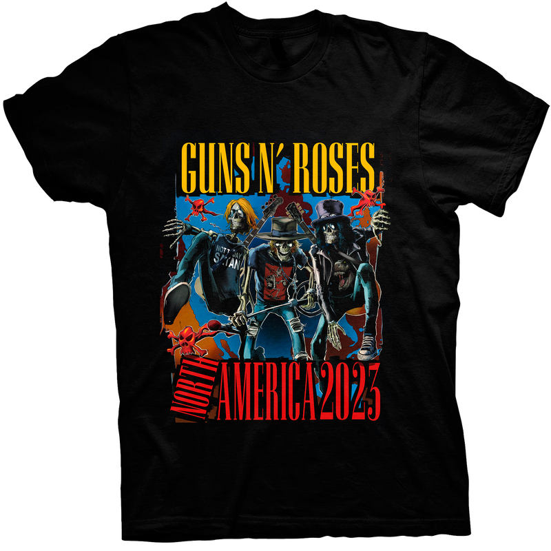 GUNS N' ROSES ADMATT 2023 BLACK TEE