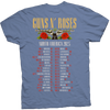 GUNS N' ROSES HEATHER BLUE TEE