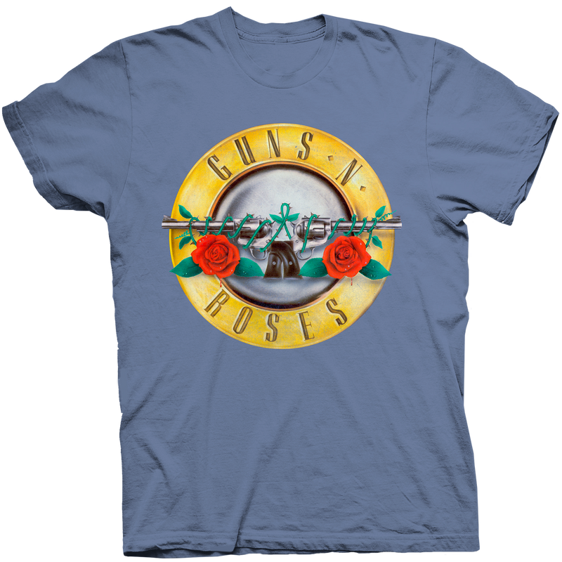 GUNS N' ROSES HEATHER BLUE TEE