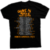 GUNS N' ROSES CROOS BLACK TEE