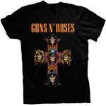 GUNS N' ROSES CROOS BLACK TEE