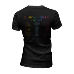 Playera Coldplay Planets/Tour Black (Mujer)